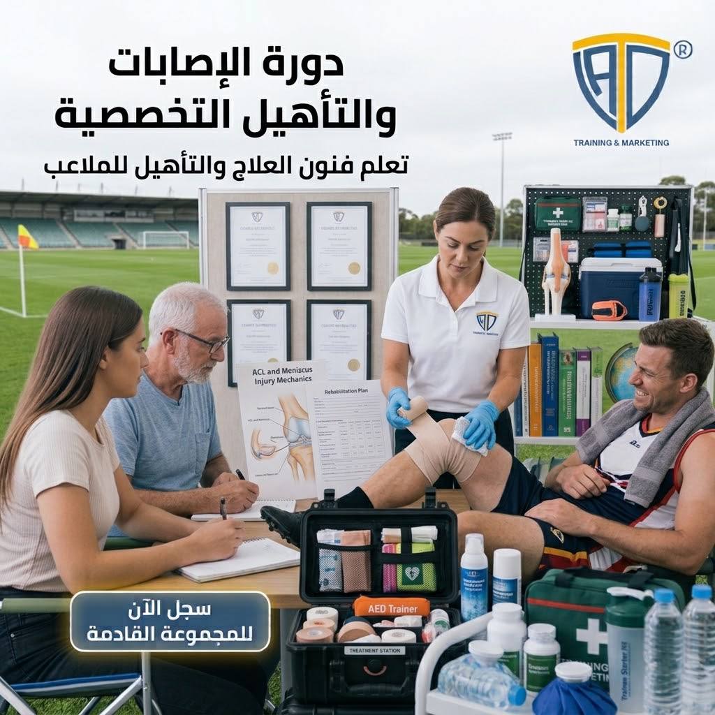 دورة الإصابات الرياضية والتأهيل